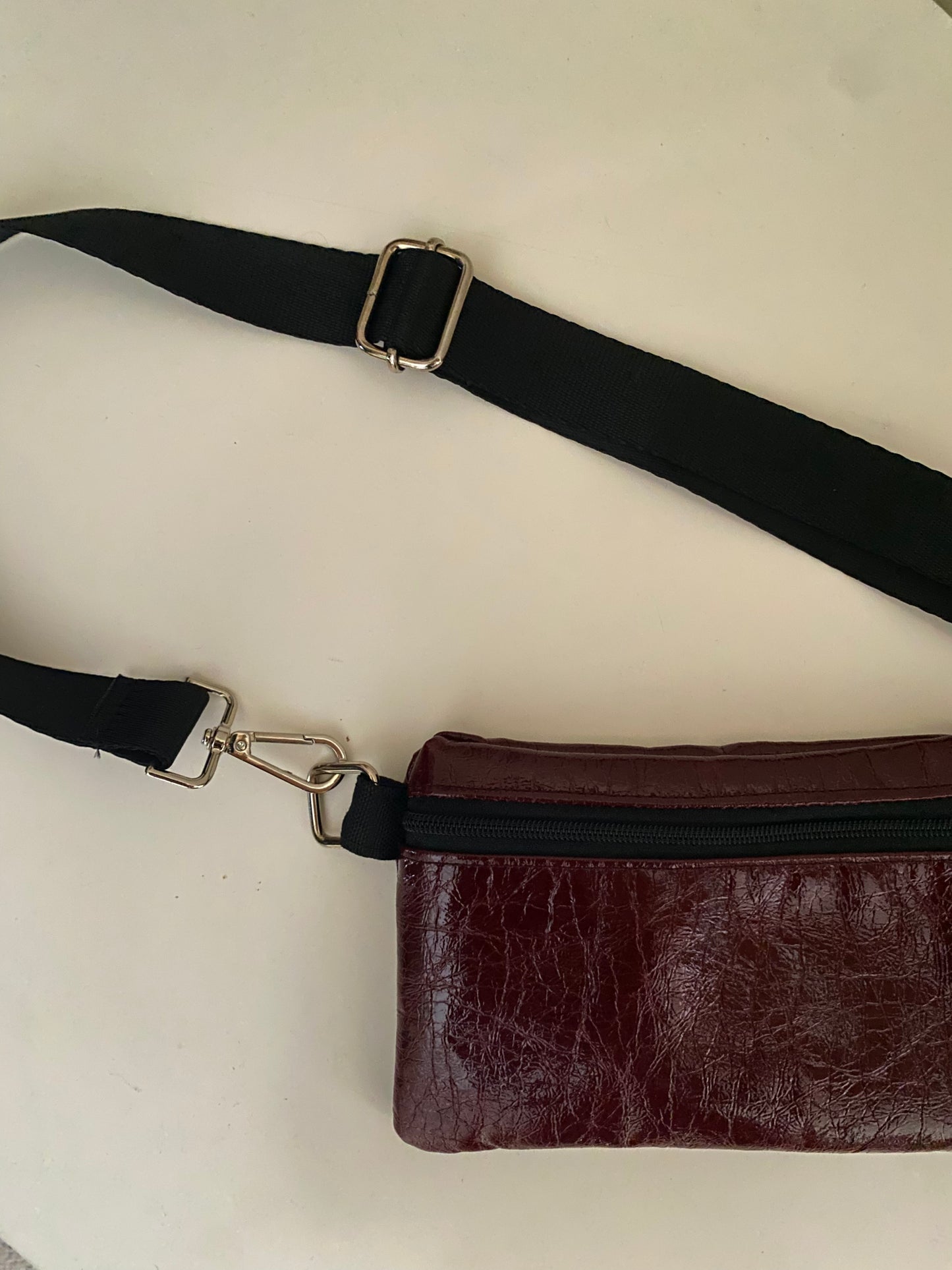 Red belt-bag
