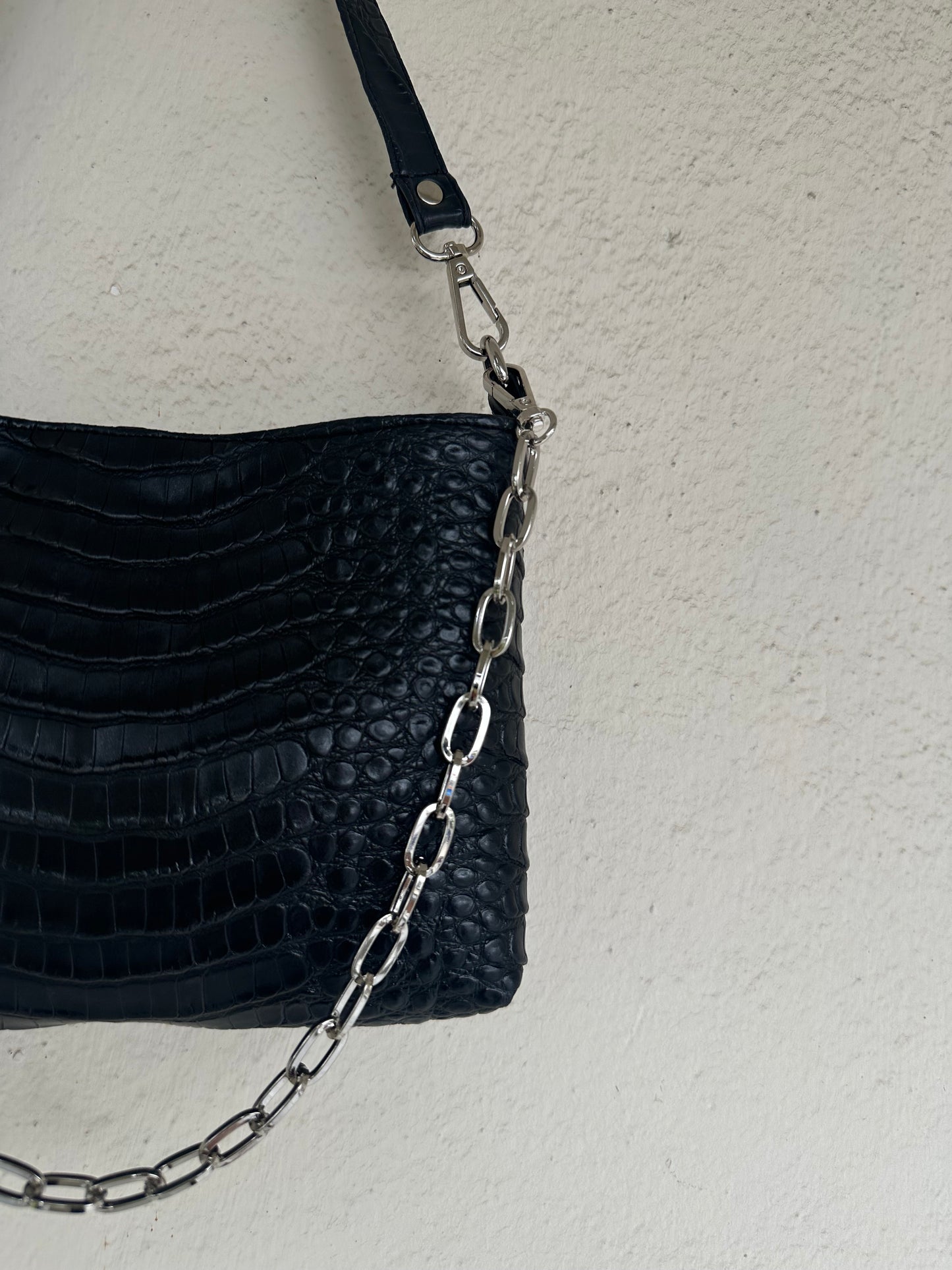 Mini shoulder bag-black