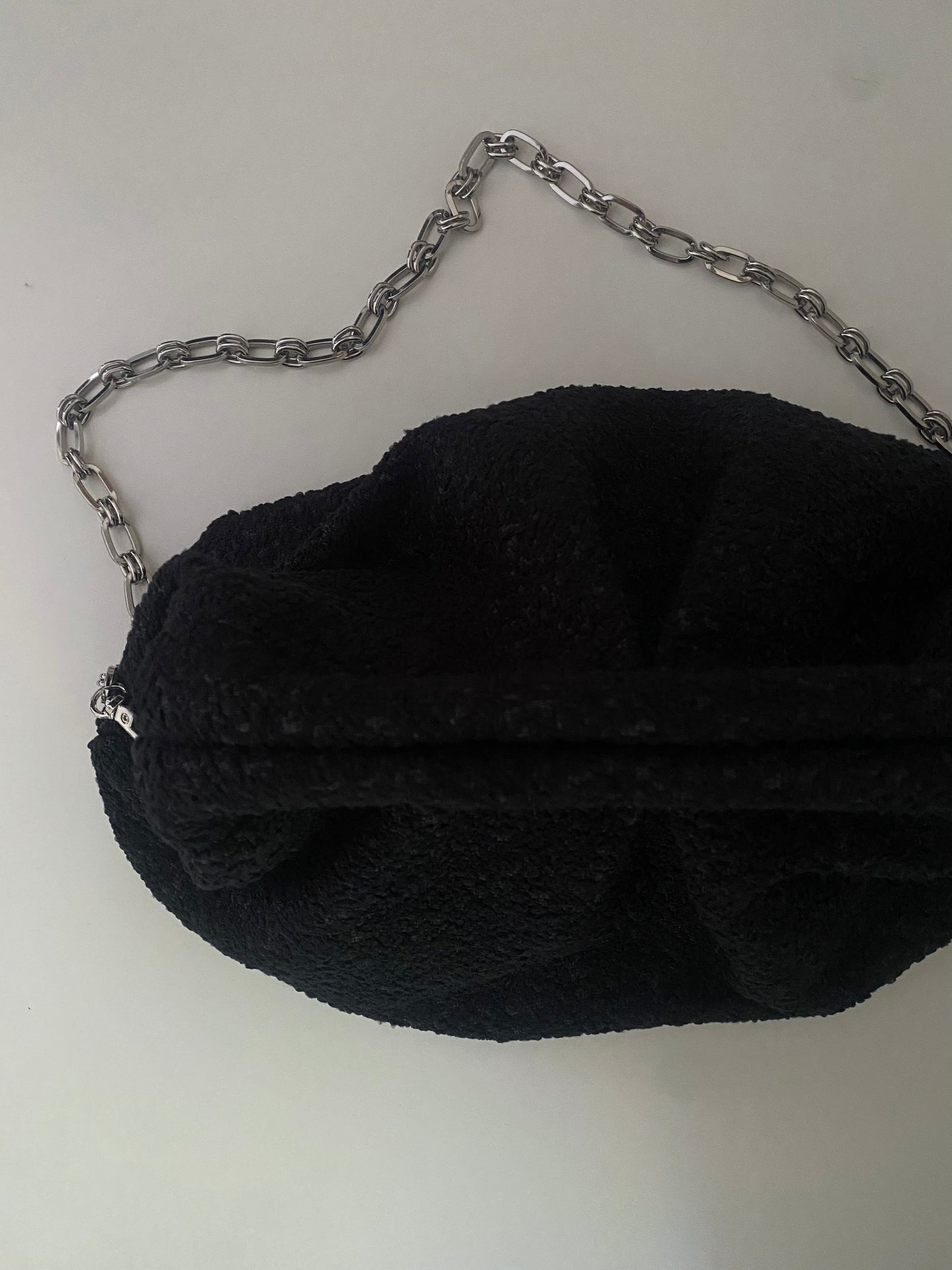Black clutch-bag