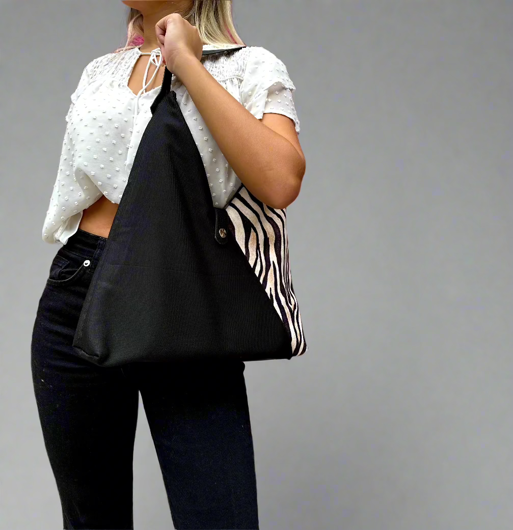 Shoulder bag-zebra