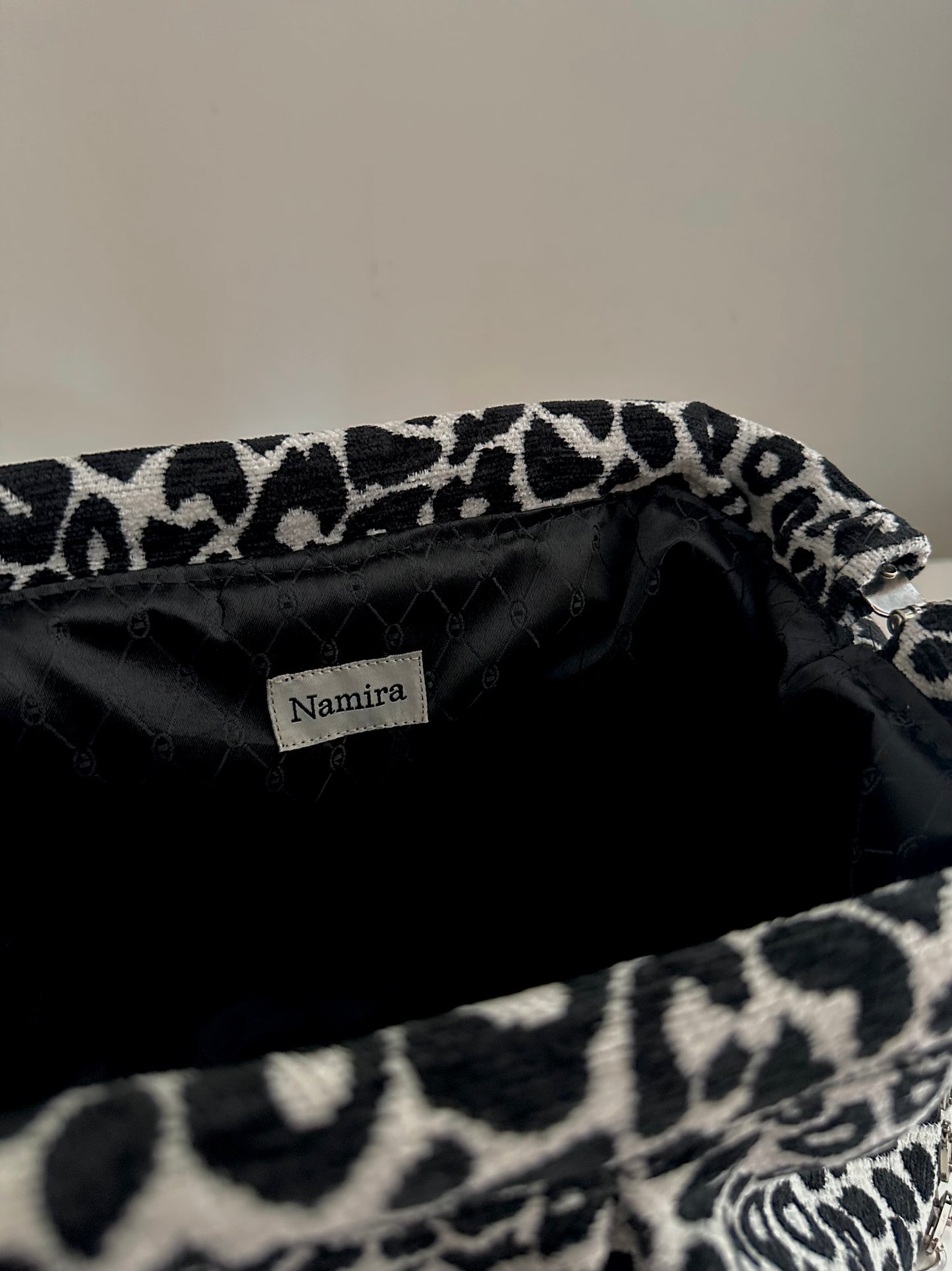 Leopard clutch bag-large