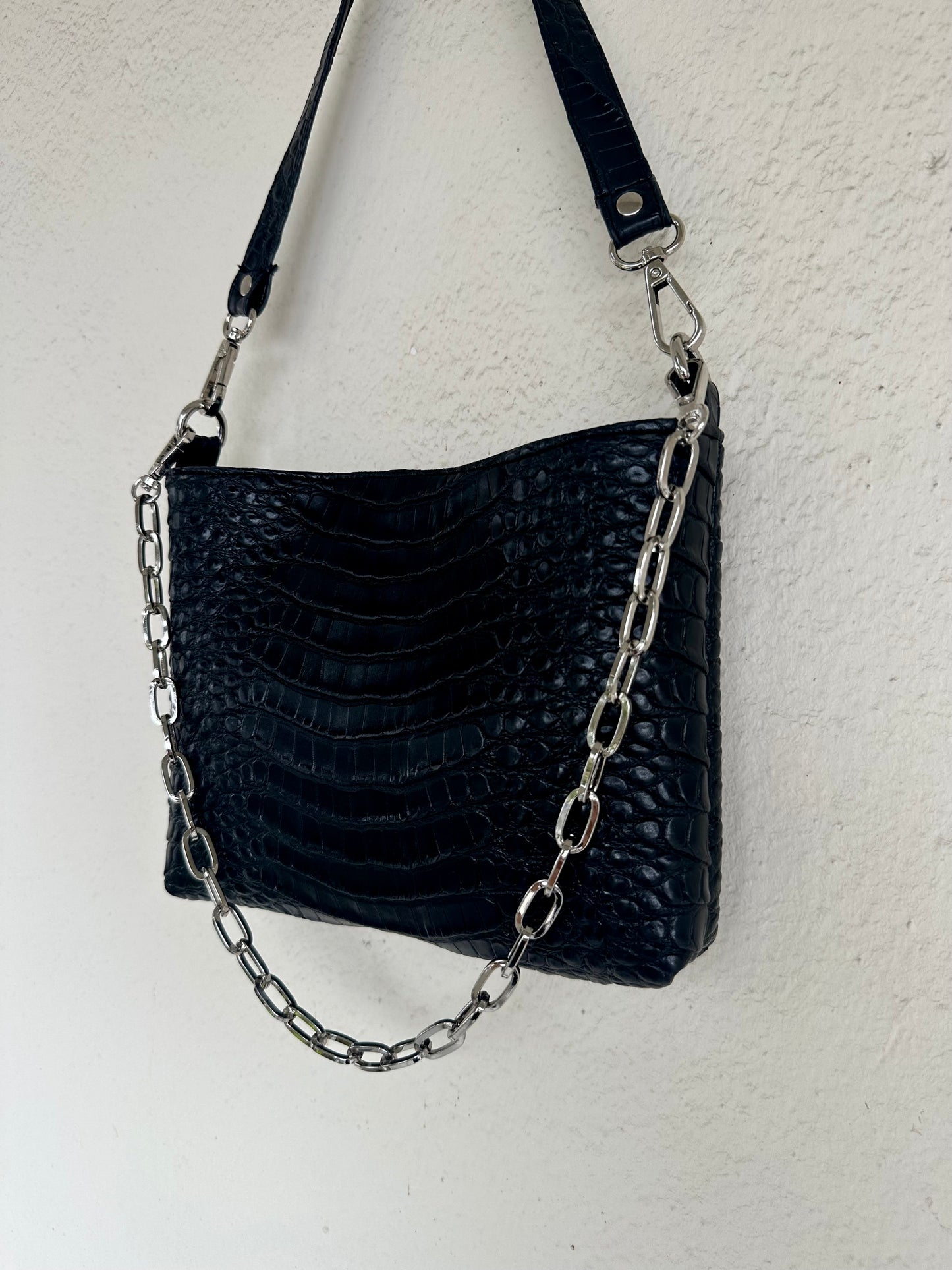 Mini shoulder bag-black