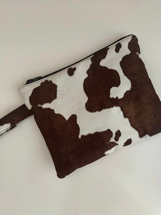 Cow print handbag