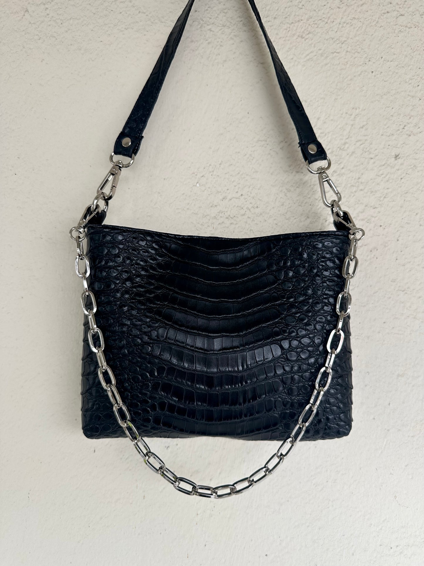 Mini shoulder bag-black