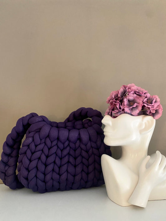 Dark purple marshmallow-large