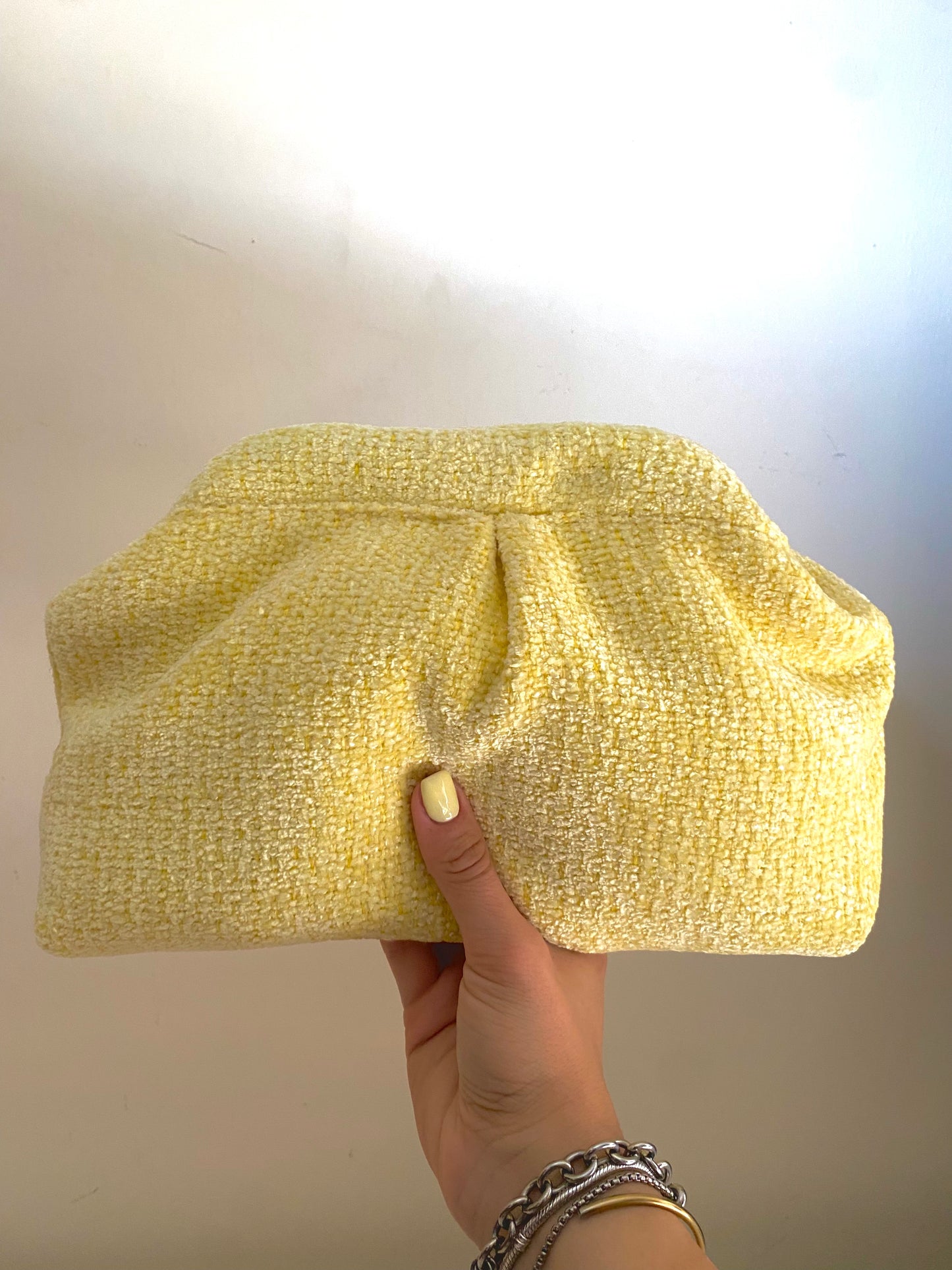 Yellow clutch bag-small