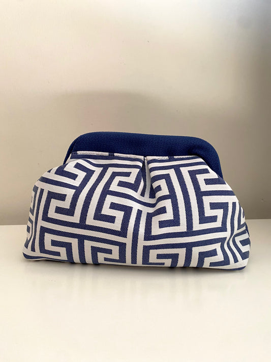 Meandros clutch bag-small