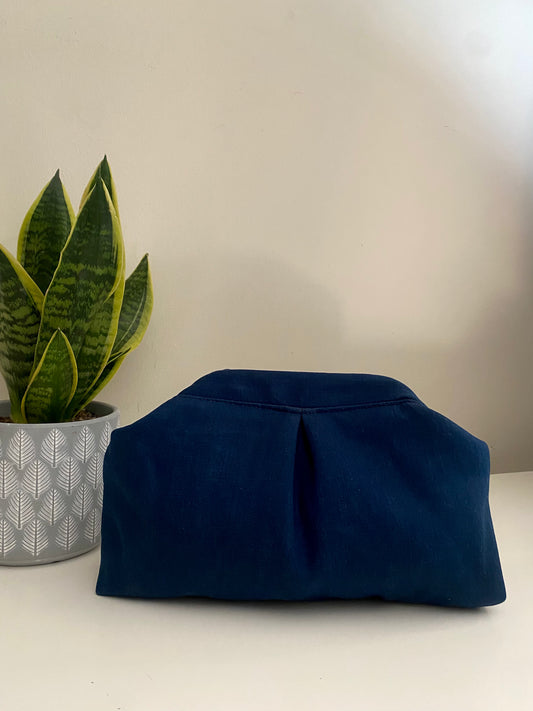 Denim clutcg bag-small