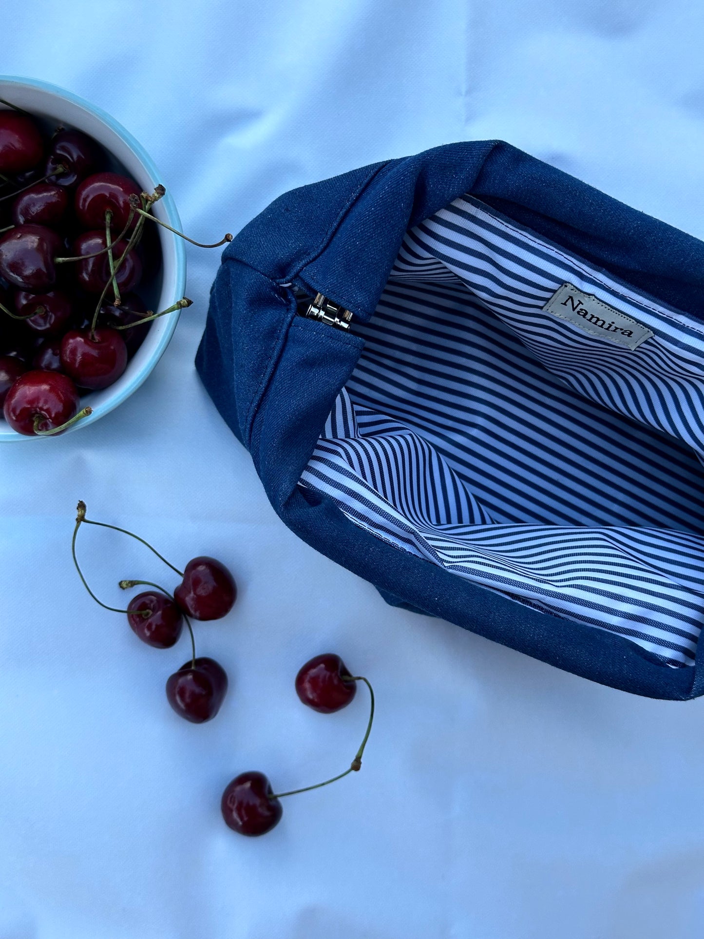 Denim clutcg bag-small