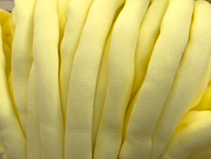 Butter yellow marshmallow bag-small