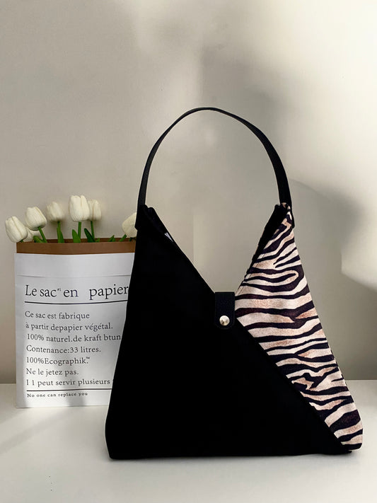Zebra shoulder bag