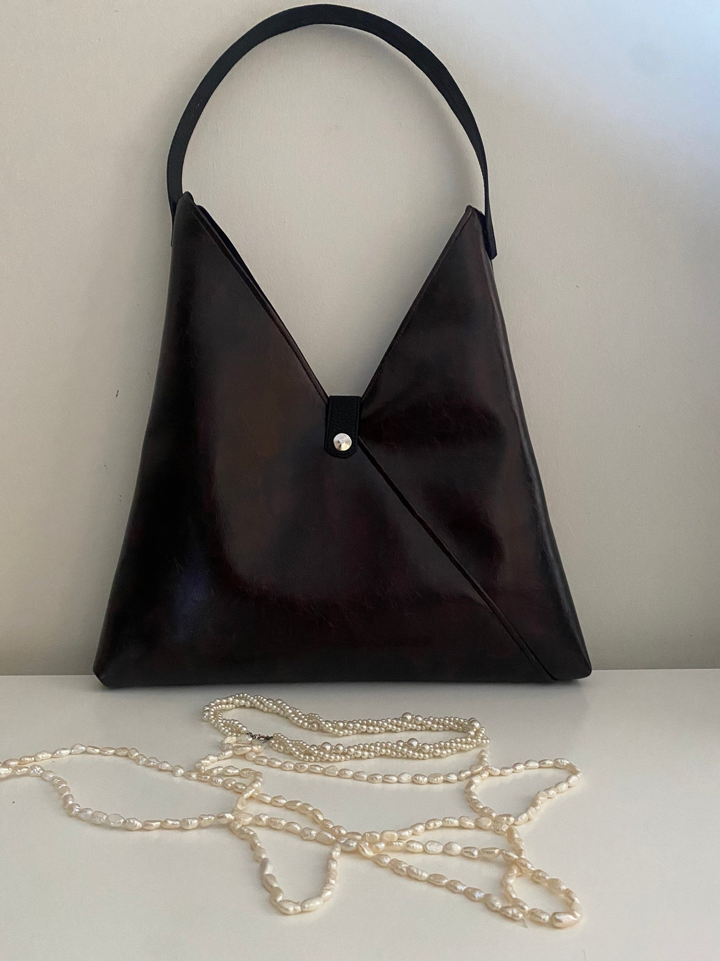 Brown shoulder bag