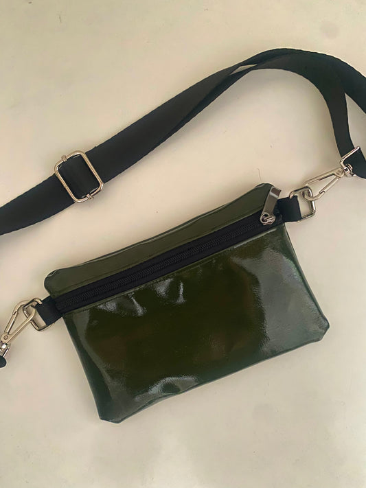 Green belt-bag