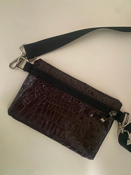 Brown belt-bag