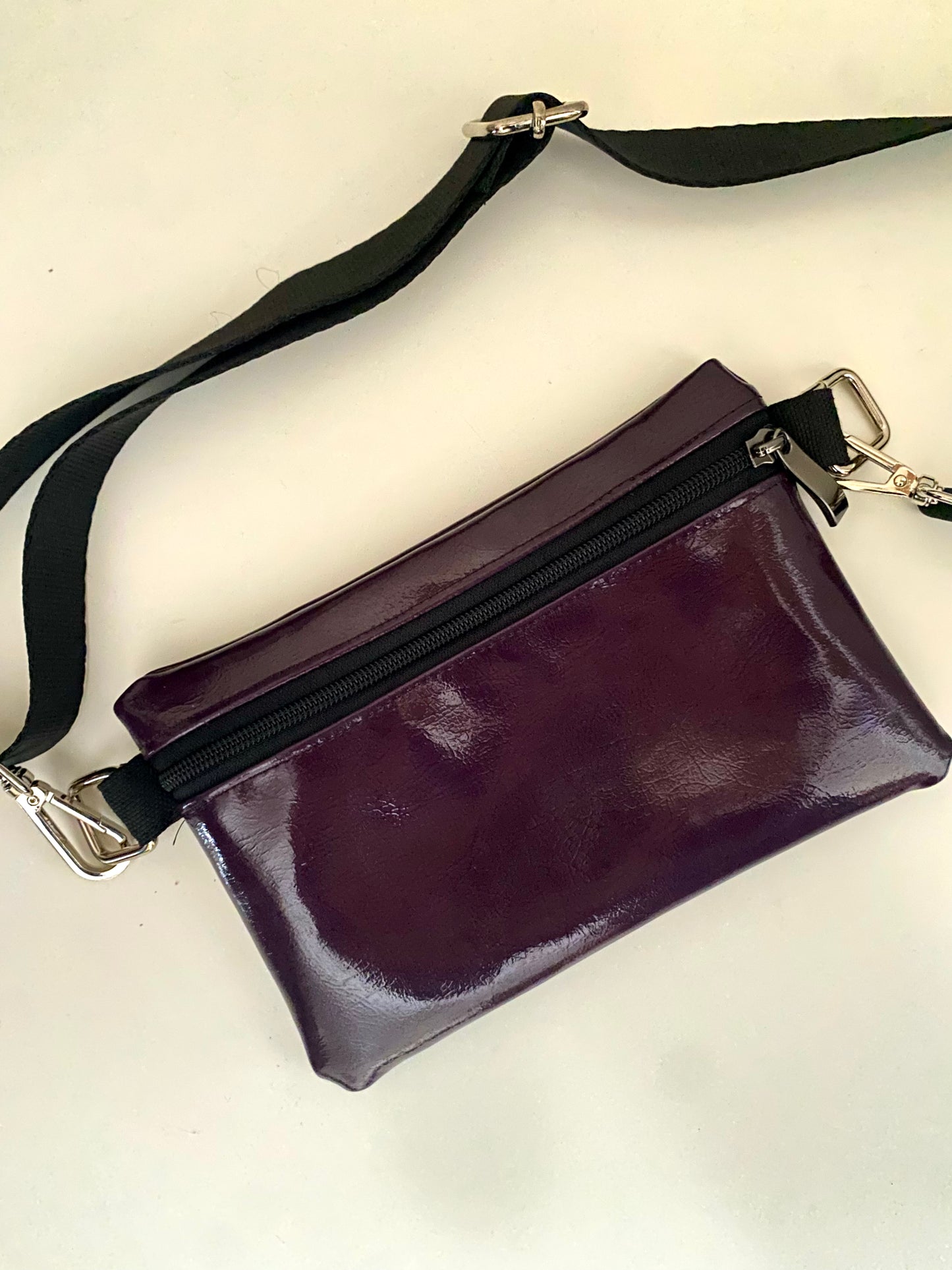 Purple belt-bag